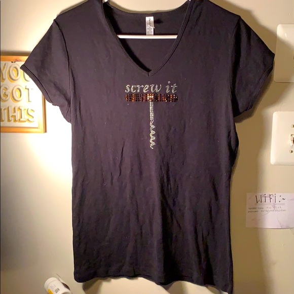 “Screw It” Wine TShirt- Women’s XL - Picture 1 of 2